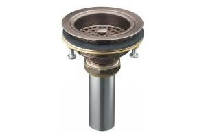 Kohler Duostrainer K-8801-BX Vibrant Brazen Bronze Sink Strainer