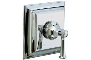 Kohler Memoirs Stately K-T463-4S-CP Polished Chrome Rite-Temp Pressure Balance Trim with Stately Lever Handles