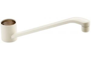 Kohler Coralais K-15179-A-0 White 12\" Spout and Aerator, For Use with Single-Control Faucets
