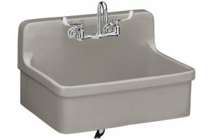 Kohler Gilford K-12700-K4 Cashmere 30\" x 22\" Wall-Mount Kitchen Sink with Apron-Front