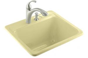 Kohler Glen Falls K-6663-2-Y2 Sunlight Self-Rimming Utility Sink with Two-Hole Faucet Drilling