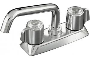 Kohler Coralais K-15270-B-CP Polished Chrome Laundry Sink Faucet with Plain End Spout and Blade Handles