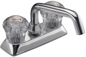 Kohler Coralais K-15270-CP Polished Chrome Laundry Sink Faucet with Plain End Spout and Sculptured Handles