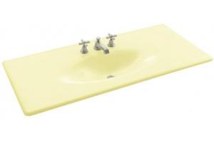 Kohler Iron/Impressions K-3053-4-Y2 Sunlight 49\" One-Piece Surface with Integrated Lavatory and 4\" Centers