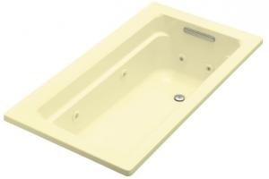 Kohler Archer K-1122-H-Y2 Sunlight 5\' Whirlpool Bath Tub with Comfort Depth Design and Heat