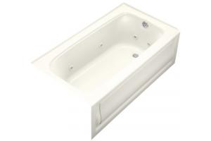 Kohler Bancroft K-1151-HR-52 Navy 5\' Whirlpool Bath Tub with Integral Apron, Heater and Right-Hand Drain