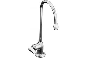 Kohler Bardney K-7898-C-CP Polished Chrome Faucet with Left-Hand Cold Water Lever Handle