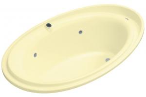 Kohler Purist K-1110-GCR-Y2 Sunlight BubbleMassage Bath Tub with Chromatherapy