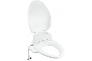 Kohler C3 K-4711-0 White 100 Elongated Toilet Seat with Bidet Functionality and Tank Heater
