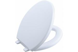 Kohler Zofa K-4763-0 White Oft Comfort Quiet-Close Elongated Toilet Seat with Quick-Release Functionality