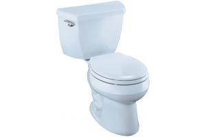 Kohler Wellworth K-3423-RA-6 Skylight Round-Front Toilet with Right-Hand Trip Lever