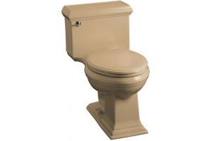 Kohler Memoirs Classic K-3451-33 Mexican Sand Comfort Height Elongated Toilet with Toilet Seat and Left-Hand Trip Lever