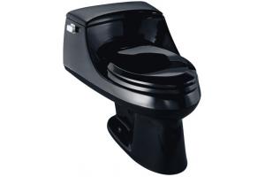 Kohler San Raphael K-3466-52 Navy One-Piece Elongated Toilet with Concealed Trapway, Toilet Seat and Left-Hand Trip Lever