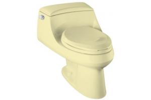 Kohler San Raphael K-3466-Y2 Sunlight One-Piece Elongated Toilet with Concealed Trapway, Toilet Seat and Left-Hand Trip Lever