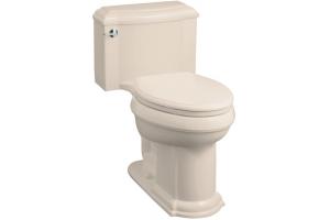 Kohler Devonshire K-3488-55 Innocent Blush Comfort Height One-Piece Elongated Toilet with Toilet Seat