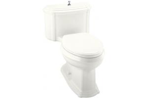 Kohler Portrait K-3506-0 White Comfort Height Elongated Toilet with Lift Knob and Toilet Seat
