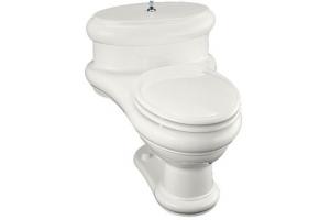 Kohler Revival K-3612-0 White One-Piece Elongated Toilet with Toilet Seat and Cover and Lift Knob