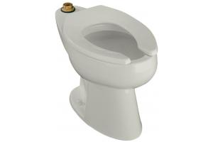 Kohler Highcliff K-4368-95 Ice Grey Elongated Toilet Bowl with Top Spud