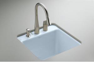 Kohler Park Falls K-6655-1U-6 Skylight Undercounter Sink with One-Hole Faucet Drilling