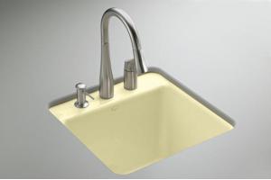 Kohler Park Falls K-6655-2U-Y2 Sunlight Undercounter Sink with Two-Hole Faucet Drilling