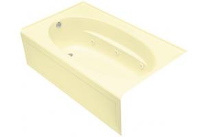 Kohler Windward K-1114-HL-Y2 Sunlight 6\' Whirlpool Bath Tub with Heater, Integral Apron and Left-Hand Drain