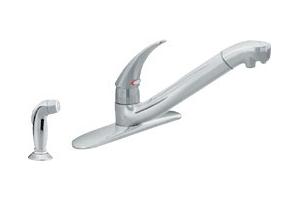 Moen 7030 PureTouch Classic Chrome Filtering Faucet with Side Spray