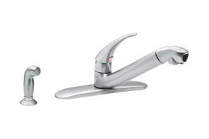 Moen 7030SL PureTouch Classic Stainless Filtering Faucet with Side Spray