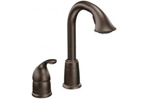 Moen 5955ORB Camerist Oil Rubbed Bronze Single Handle High Arc Pulldown Bar Faucet