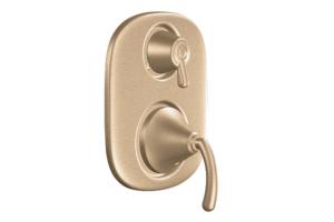 Moen Icon T4112BB Brushed Bronze Moentrol 3-Function Transfer Valve Trim Kit with Lever Handles