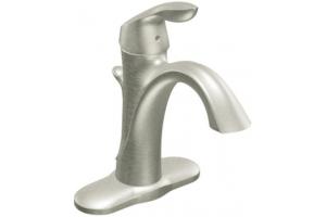Moen 6400BN Eva Brushed Nickel One-Handle High Arc Bathroom Faucet