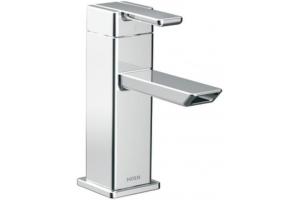 Moen S6700 90 Degree Chrome One-Handle Low Arc Bathroom Faucet