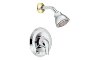 Moen TL182CP Chateau Chrome/Polished Brass Posi-Temp Shower Trim Kit with Lever Handle