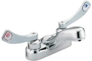 Moen 8215F05 M-Dura Chrome Two-Handle Lavatory Faucet