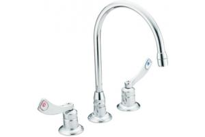Moen Commercial CA8225 Chrome Two Handle Kitchen Faucet