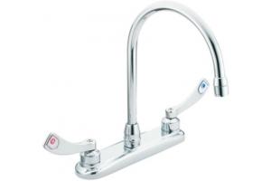 Moen Commercial CA8289 Chrome Two Handle Kitchen Faucet