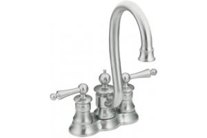 Moen S612CSL Waterhill Classic Stainless Two-Handle Bar Faucet