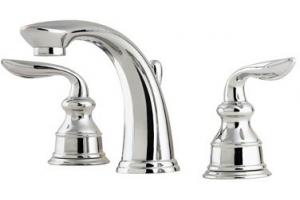 Price Pfister Avalon 49-CB0C Polished Chrome 8-15\" Wideset Bath Faucet with Pop-Up