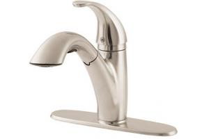 Price Pfister Parisa 534-70SS Stainless Steel Lever Handle Pull-Out Kitchen Faucet