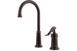Pfister GT72-YP2U Ashfield Rustic Bronze Single Handle Bar/Prep Faucet