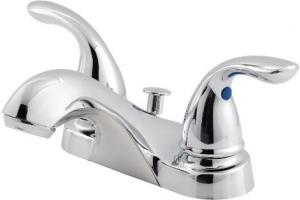 Pfister G143-5100 Pfirst Series Chrome Two Handle Centerset Lavatory Faucet less Pop-Up
