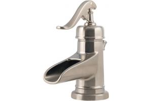 Pfister GT42-YP0K Ashfield Brushed Nickel Single Handle Centerset Lavatory Faucet with Pop-Up