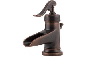 Pfister GT42-YP0U Ashfield Rustic Bronze Single Handle Centerset Lavatory Faucet with Pop-Up
