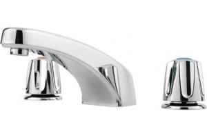 Pfister 1T6-4100 Pfirst Series Chrome Roman Tub Faucet Trim with Handles