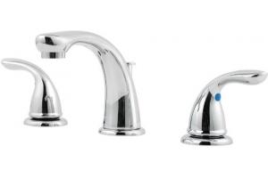 Pfister 149-5100 Pfirst Series Chrome 8-15\" Widespread Bath Faucet less Pop-Up