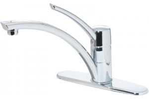 Pfister H34-1NCC Parisa Polished Chrome Lever Handle Kitchen Faucet