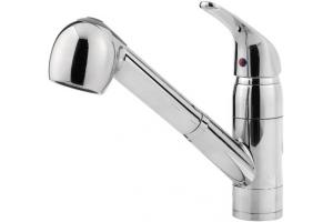 Pfister 133-10CC Pfirst Series Chrome Single Handle Pull-Out Kitchen Faucet