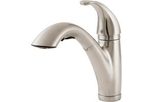 Pfister GT534-7SS Parisa Stainless Steel Single Handle Pull-Out Kitchen Faucet