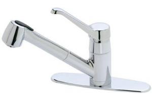 Pfister T538-6CC Genesis Chrome Single Handle Pull-Out Kitchen Faucet