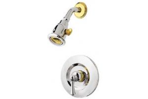 Price Pfister Georgetown R89-7XMB-SGL-BCMB Chrome/Brass Shower Trim Kit with Handle