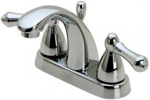 Pfister T48-A0XC_HHS-JLBC Parisa Polished Chrome 4\" Centerset Bath Faucet with Pop-Up & Handles